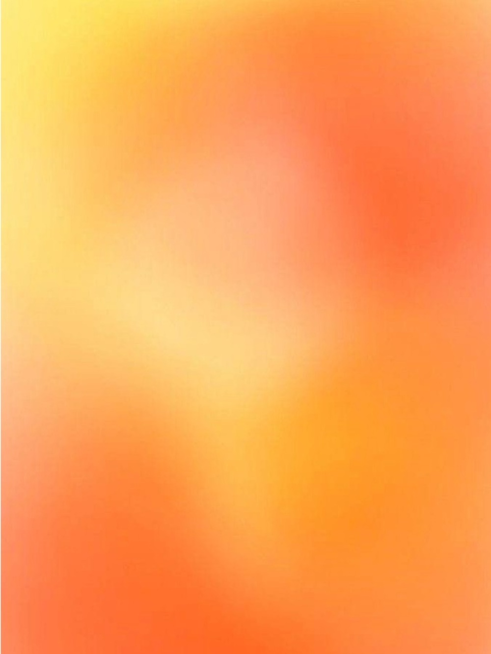 Vibrant Orange-Yellow Gradient Art Print